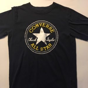 Kids Converse Navy Blue T Shirt Size Medium